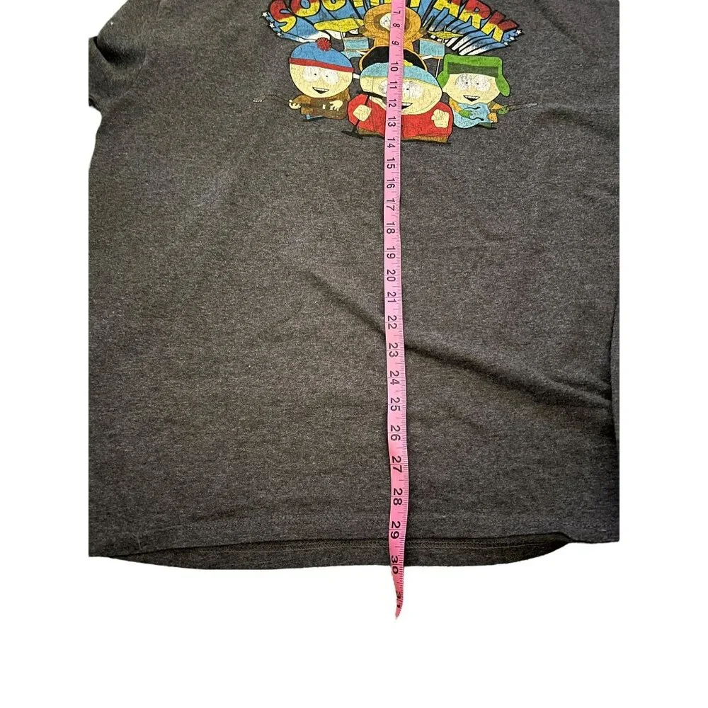 South Park T-Shirt XX Large 50% Cotton 50% Polyester Heather Gray - Picture 4 of 7